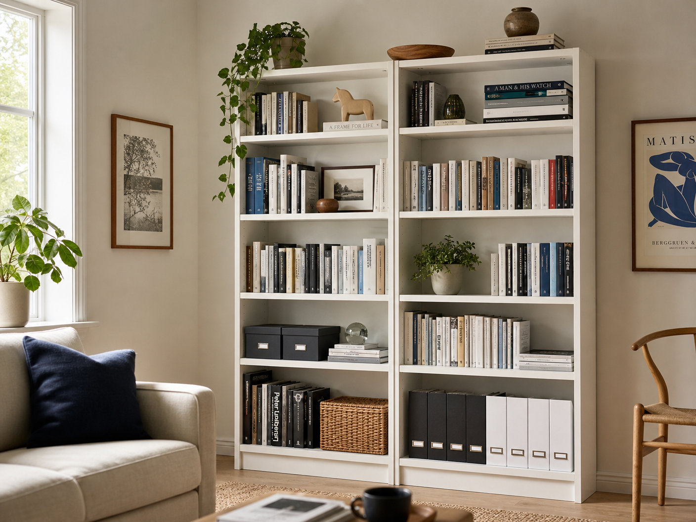 IKEA BILLY Bookcase Classic White