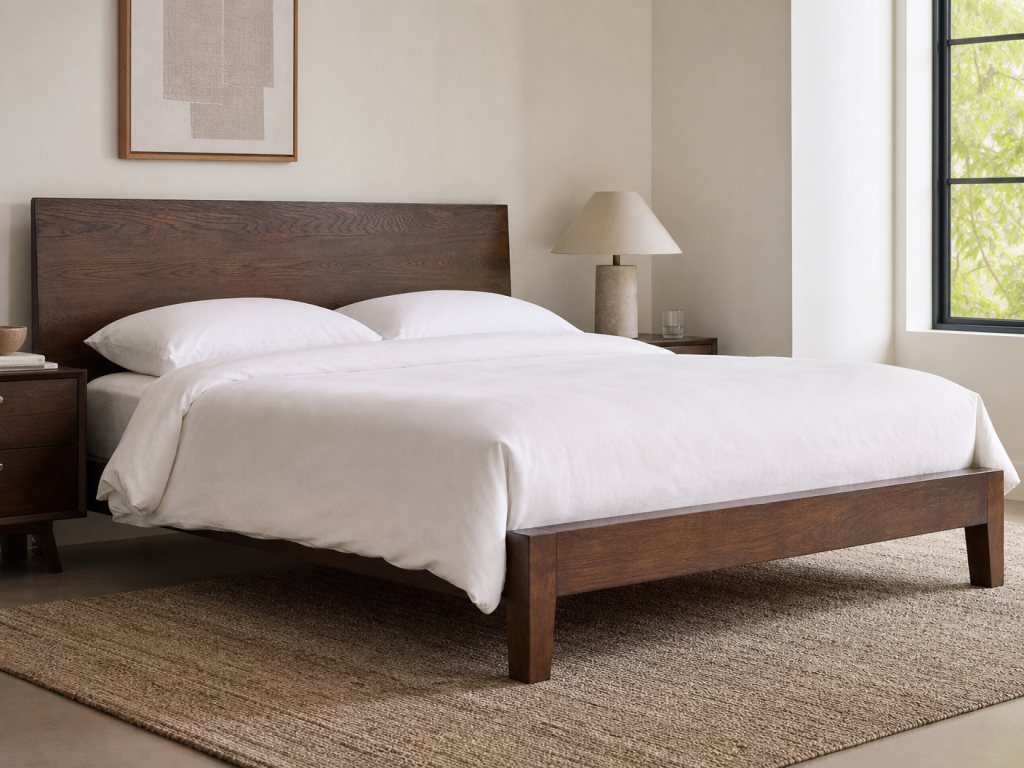 West Elm Anton Solid Wood Bed