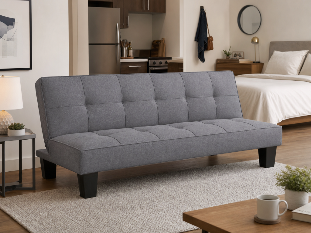 DHP Emily Linen Futon